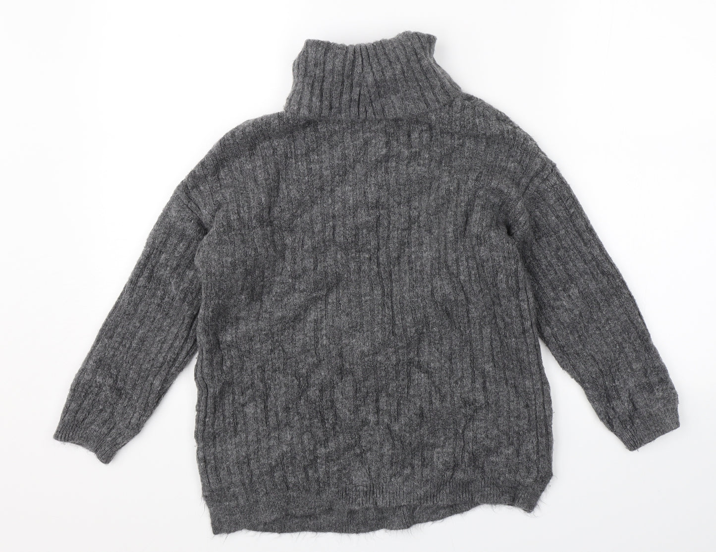 Knitwear Womens Grey  Knit Pullover Jumper Size 12