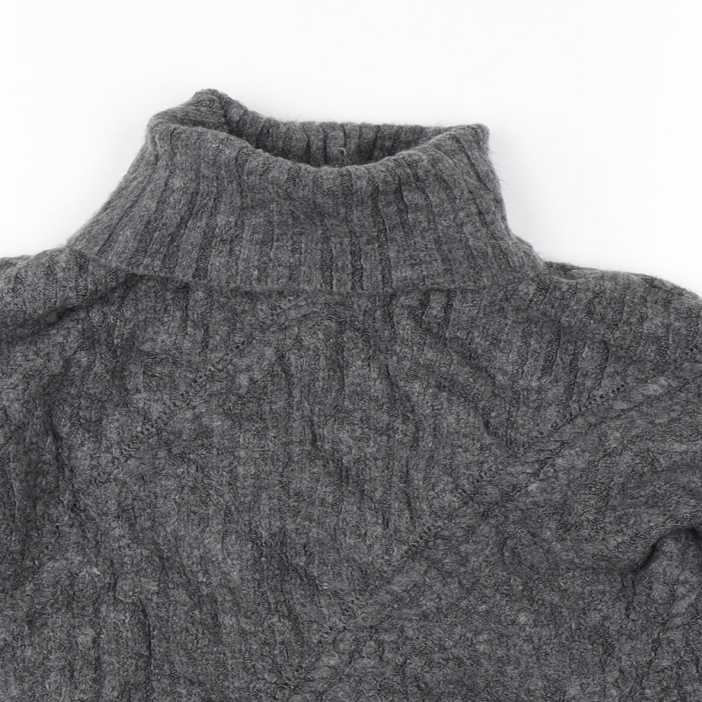 Knitwear Womens Grey  Knit Pullover Jumper Size 12