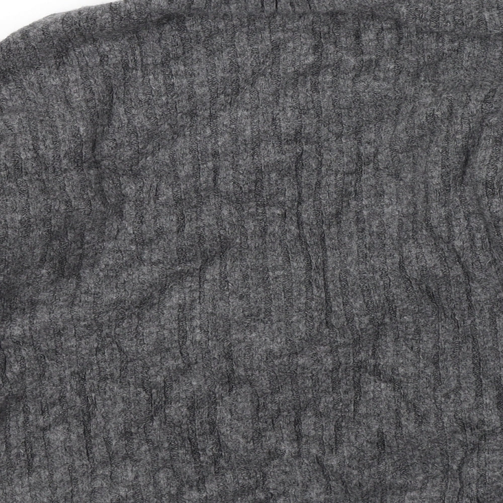 Knitwear Womens Grey  Knit Pullover Jumper Size 12