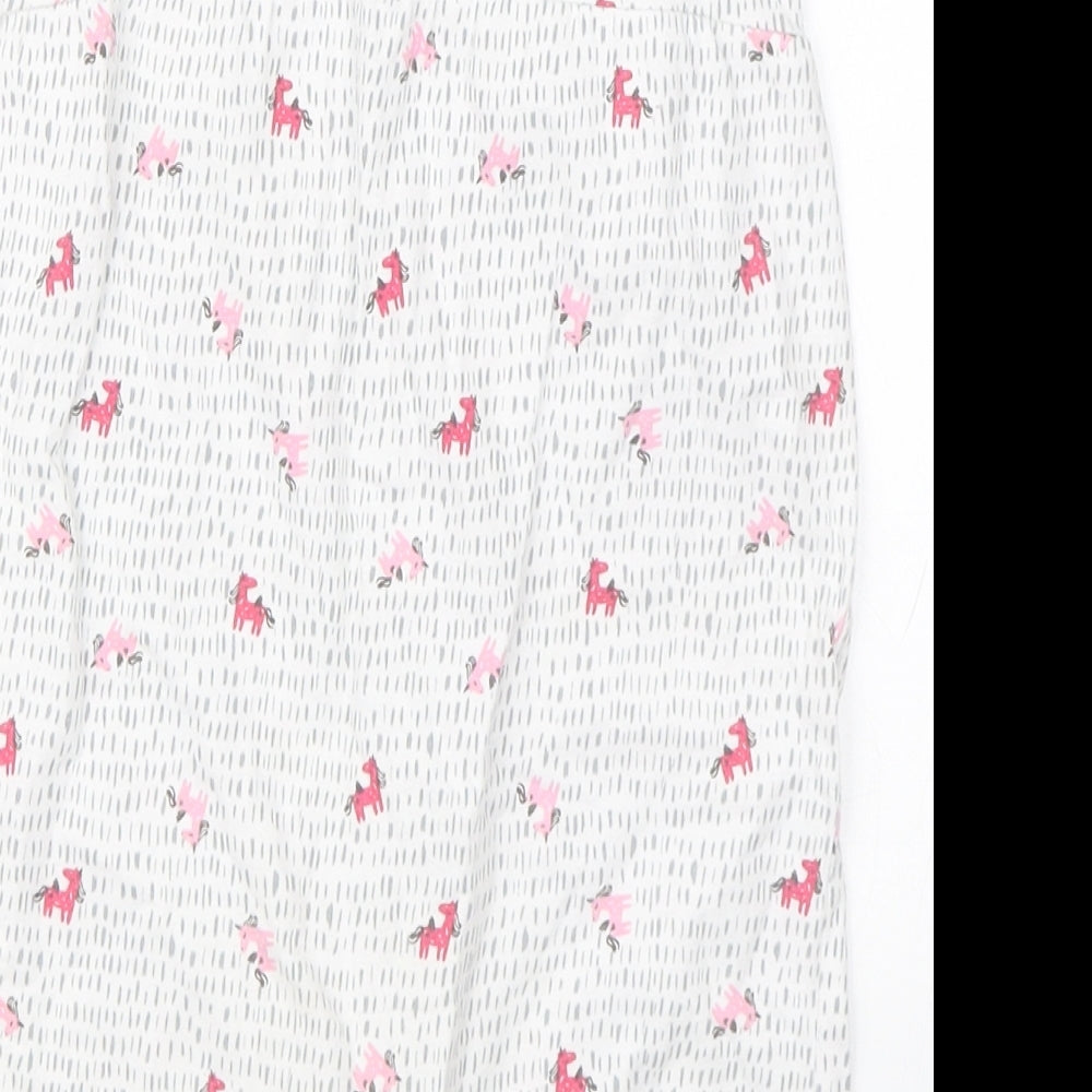 F&F Girls White   Romper One-Piece Size 12-18 Months