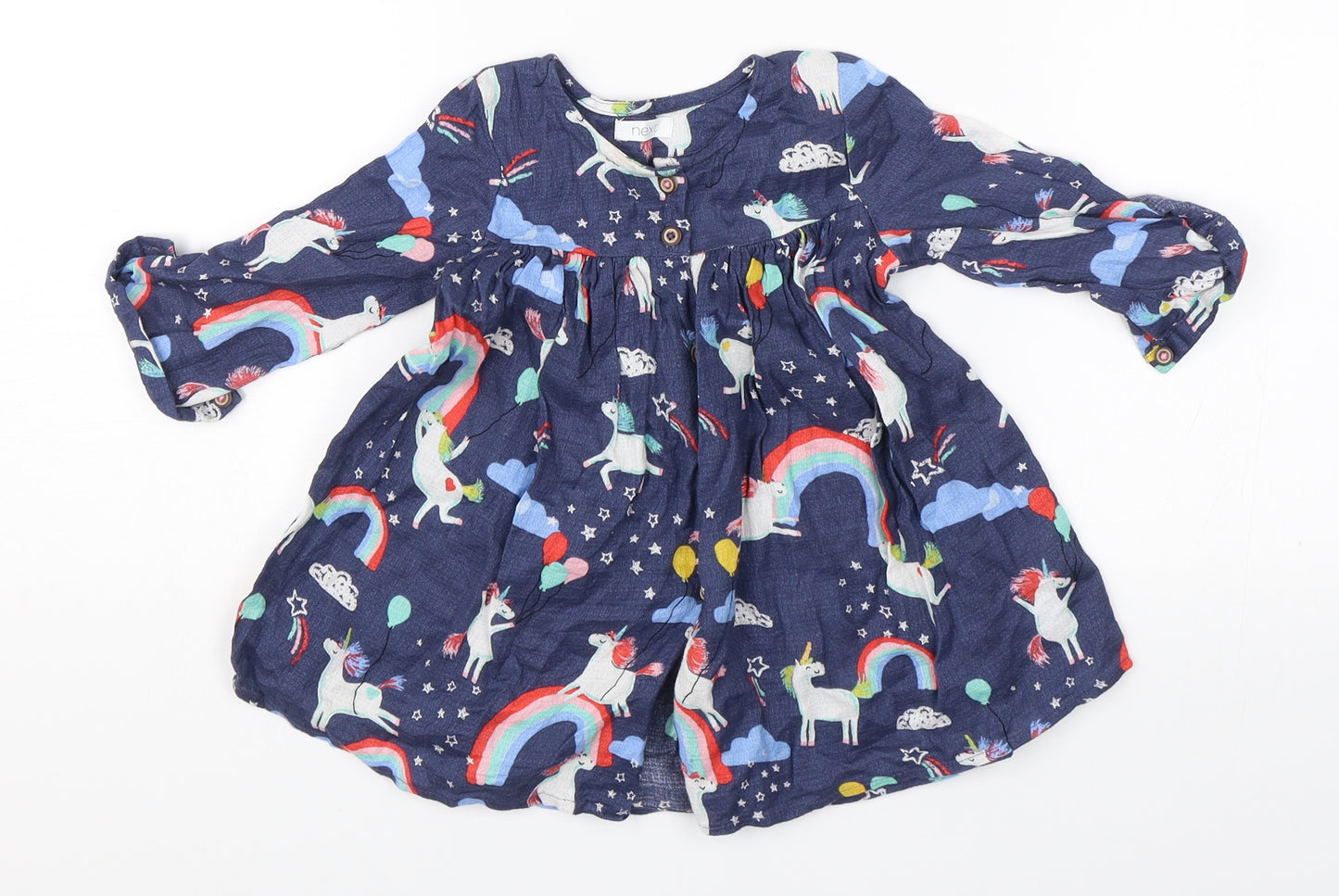 NEXT Girls Blue   A-Line  Size 9-12 Months