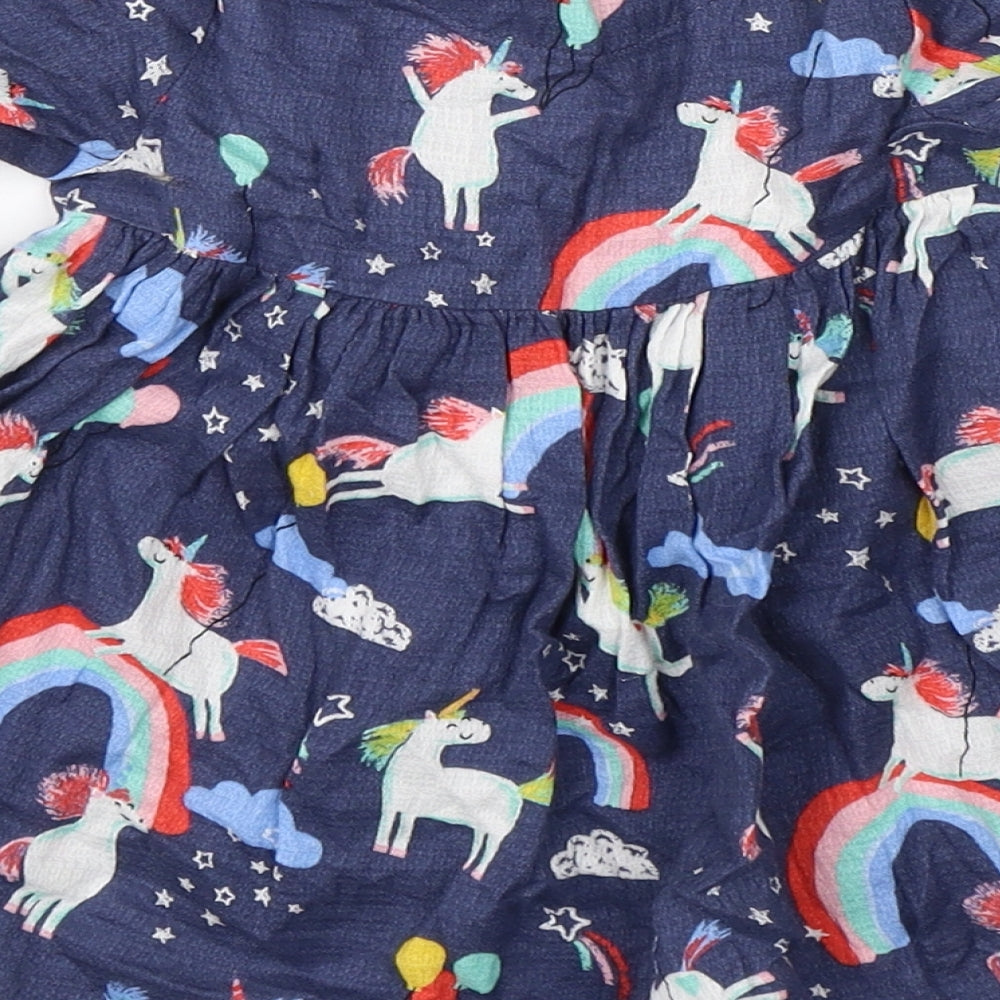 NEXT Girls Blue   A-Line  Size 9-12 Months