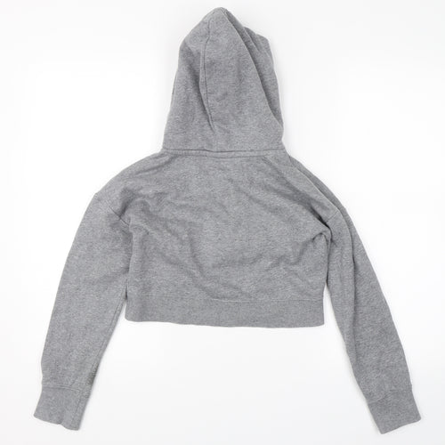 Nike Womens Grey   Shrug Hoodie Size M