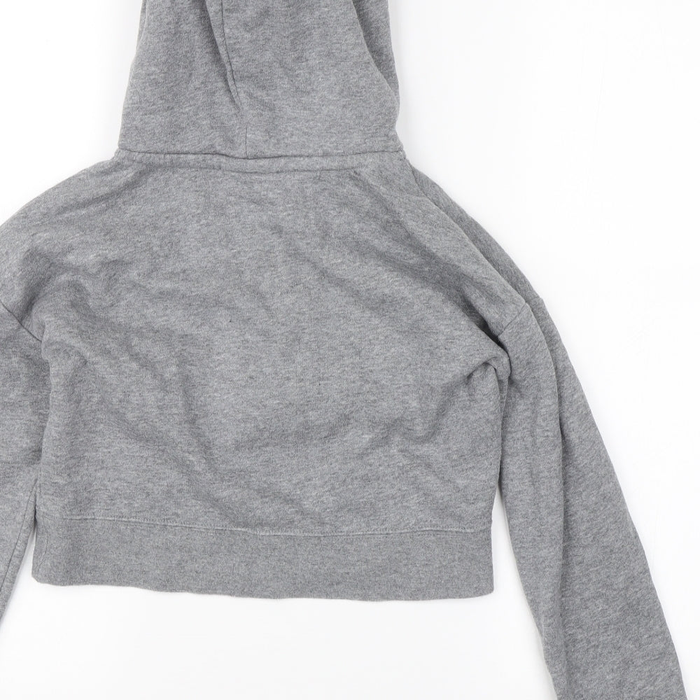 Nike Womens Grey   Shrug Hoodie Size M