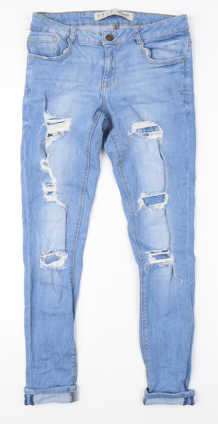 Denim Co Womens Blue   Jegging Jeans Size 10 L27 in