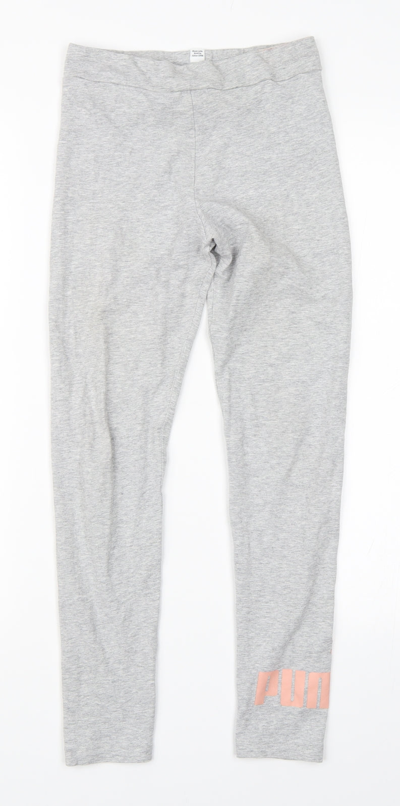 PUMA Girls Grey   Sweatpants Trousers Size 11-12 Years