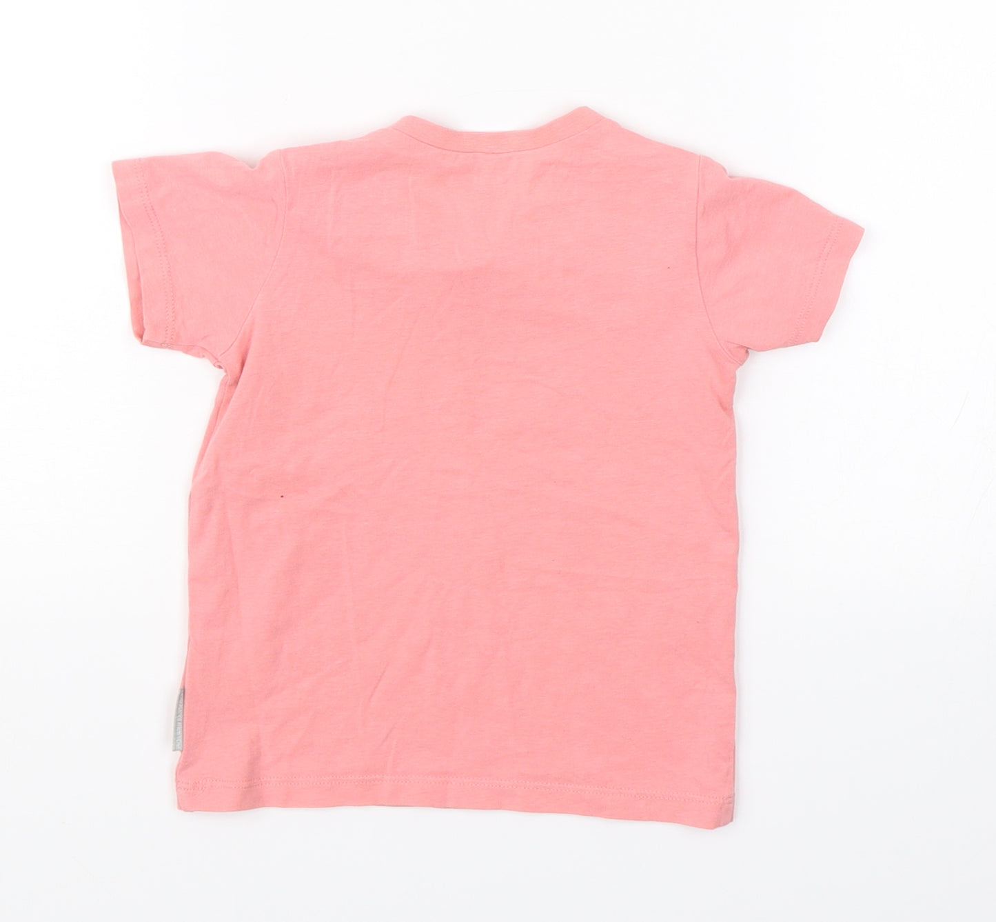 Polarn O. Pyret Girls Pink   Basic T-Shirt Size 9-12 Months