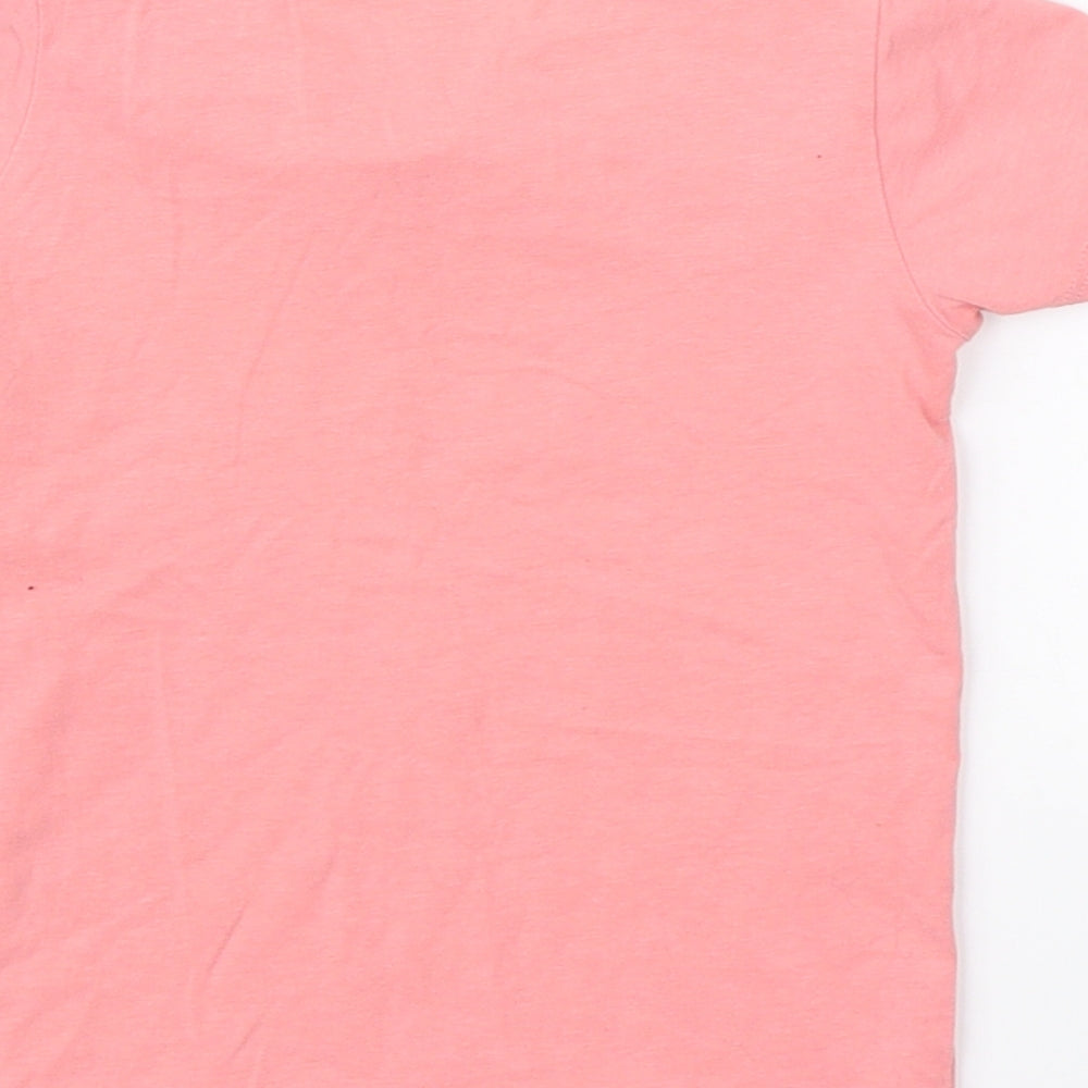 Polarn O. Pyret Girls Pink   Basic T-Shirt Size 9-12 Months