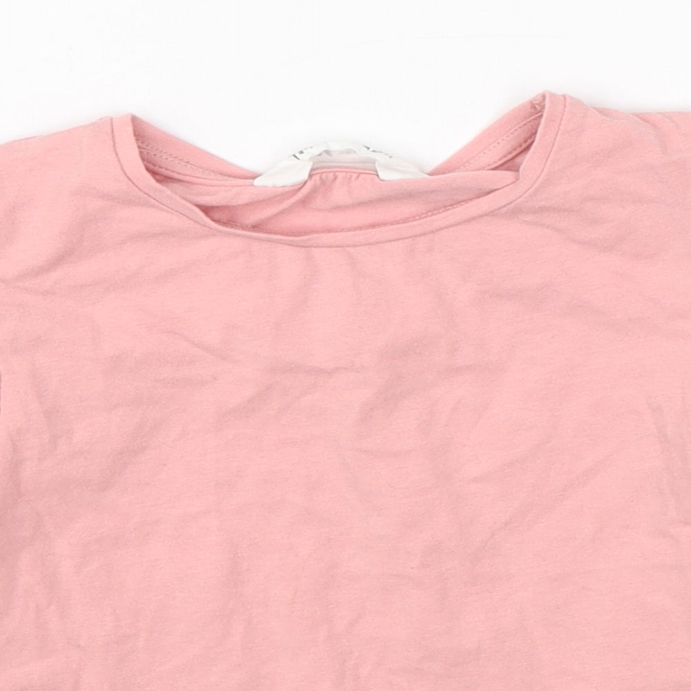 H&M Girls Pink   Basic T-Shirt Size 3-4 Years