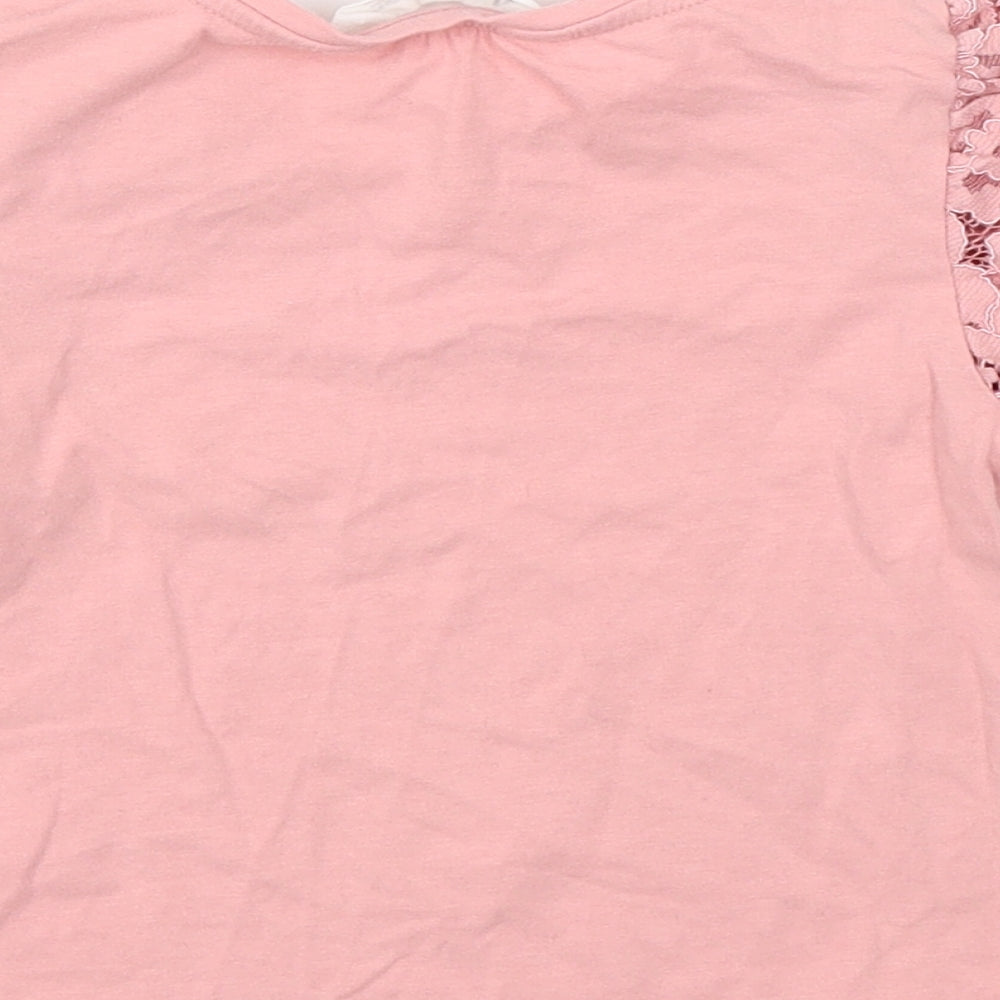 H&M Girls Pink   Basic T-Shirt Size 3-4 Years