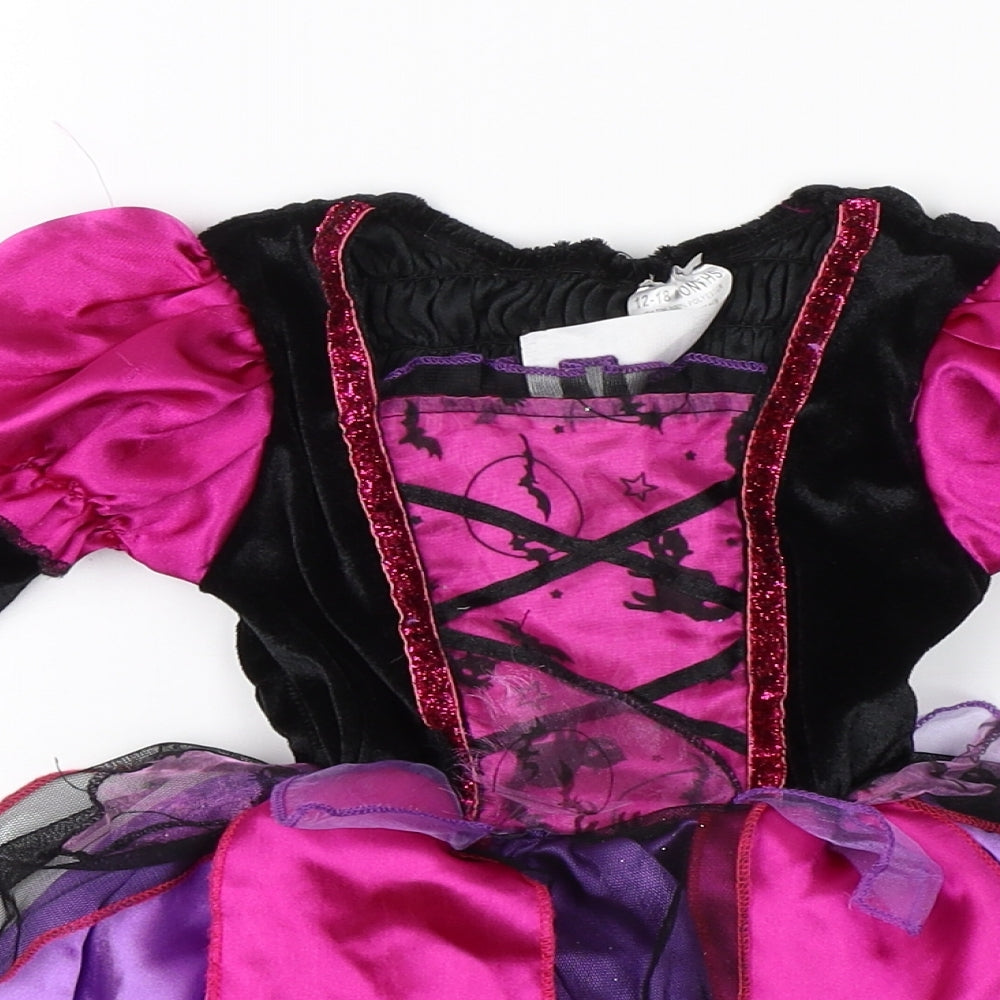 Preworn Girls Purple   Tutu Dress  Size 12-18 Months  - halloween