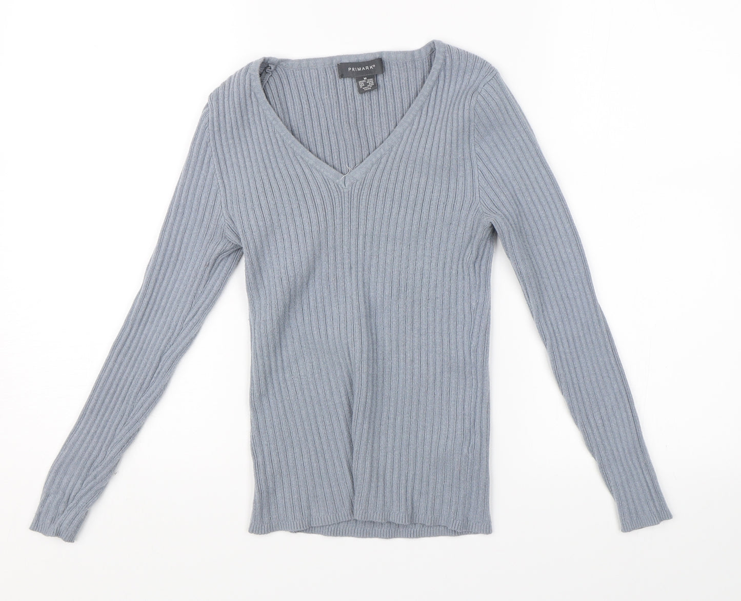 Primark Womens Blue  Knit Pullover Jumper Size M