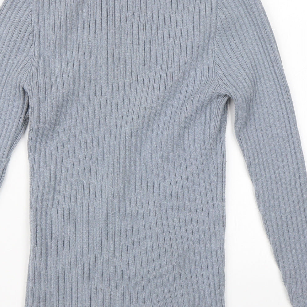 Primark Womens Blue  Knit Pullover Jumper Size M