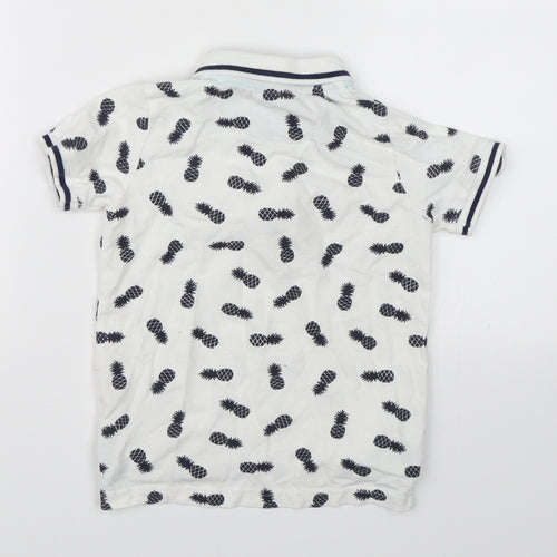 Nutmeg Boys White   Basic Polo Size 4-5 Years