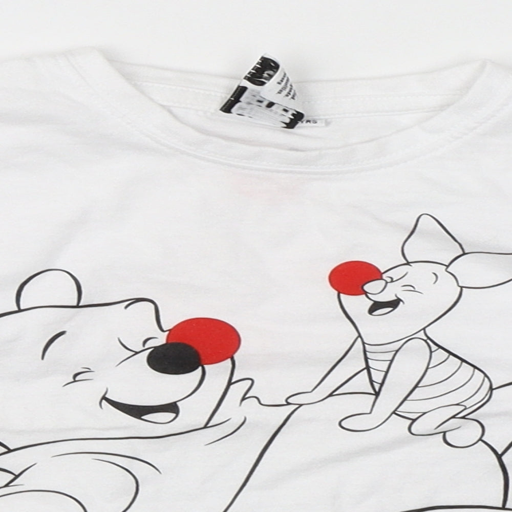 Comic Relief Boys White   Basic T-Shirt Size 3-4 Years  - Disney