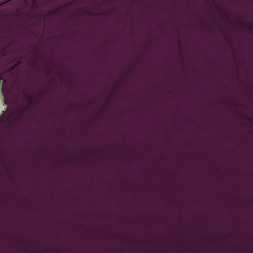George Boys Purple   Basic T-Shirt Size 4-5 Years  - Hulk Marvel Superhero