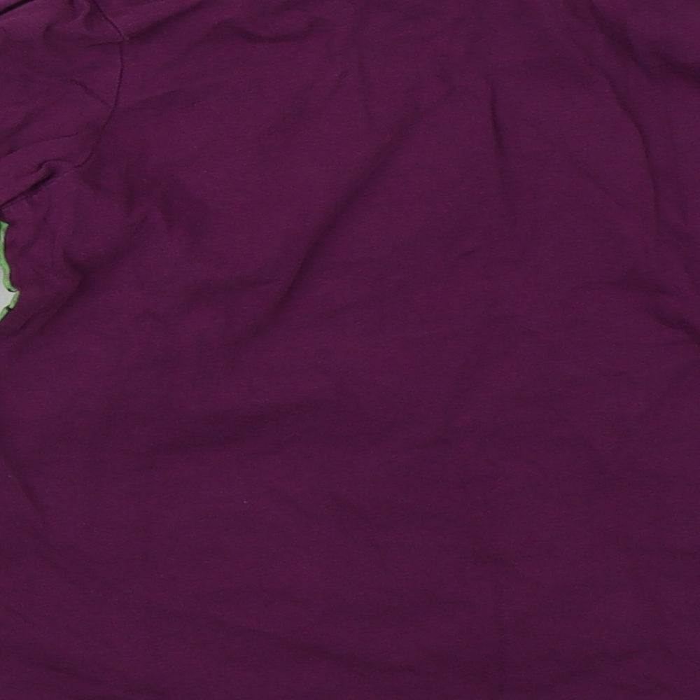 George Boys Purple   Basic T-Shirt Size 4-5 Years  - Hulk Marvel Superhero