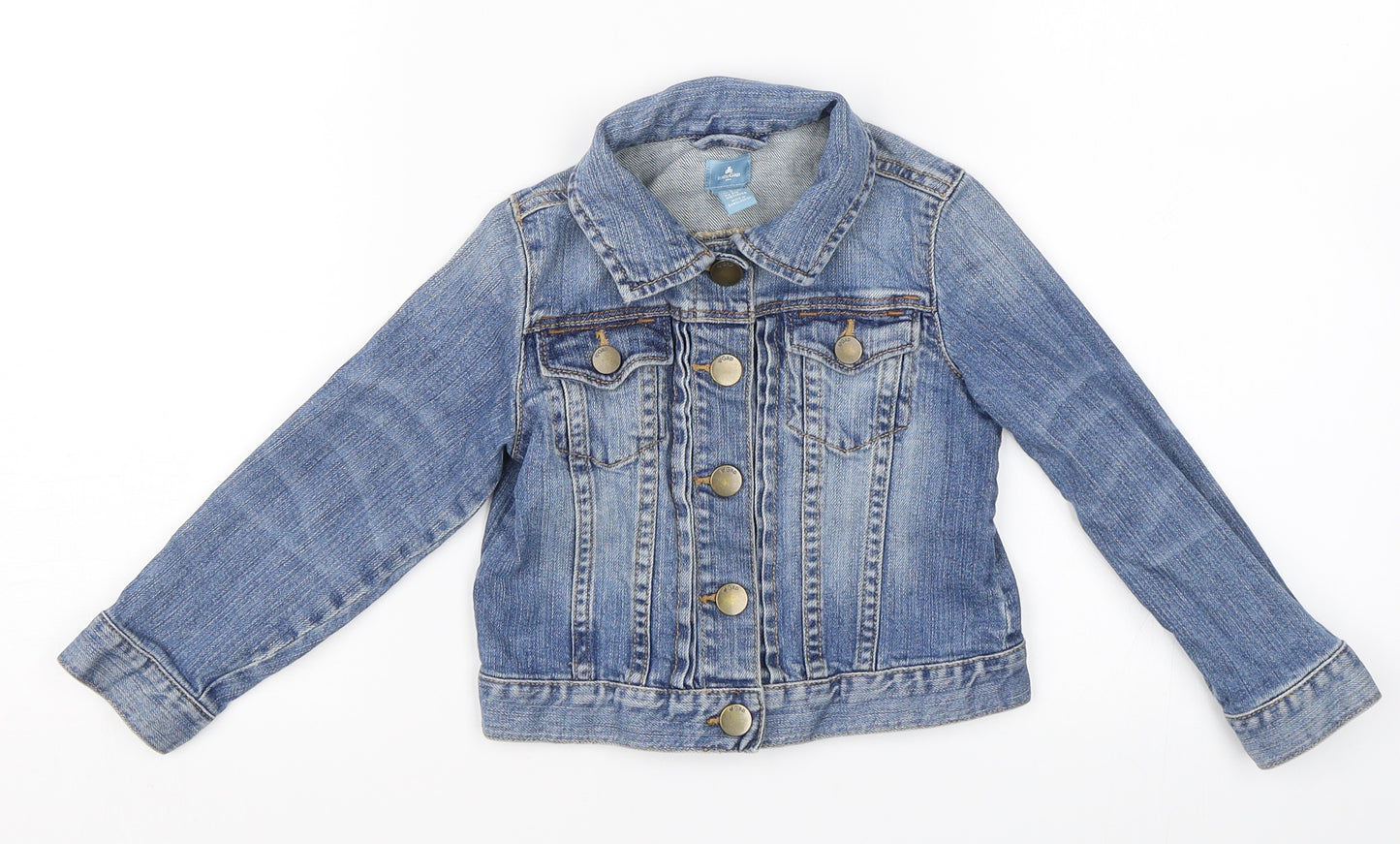 Gap Girls Blue  Denim Jacket  Size 4 Years