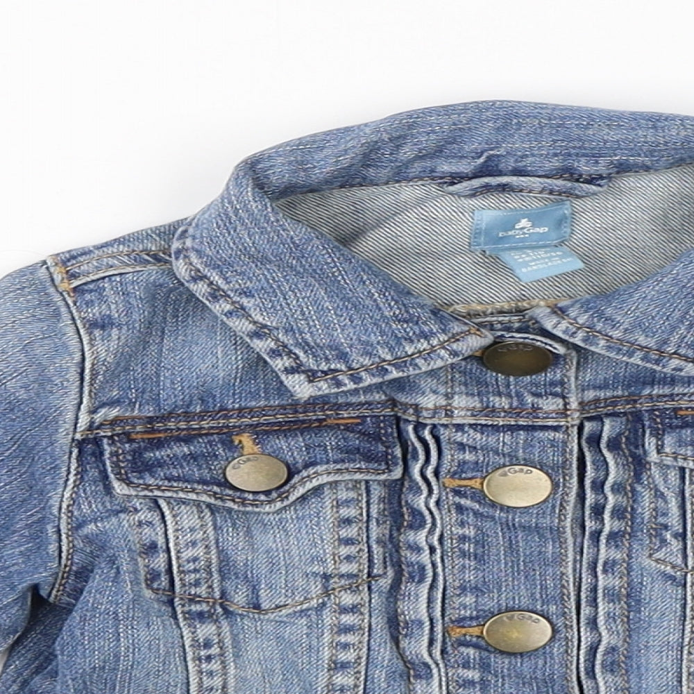 Gap Girls Blue  Denim Jacket  Size 4 Years