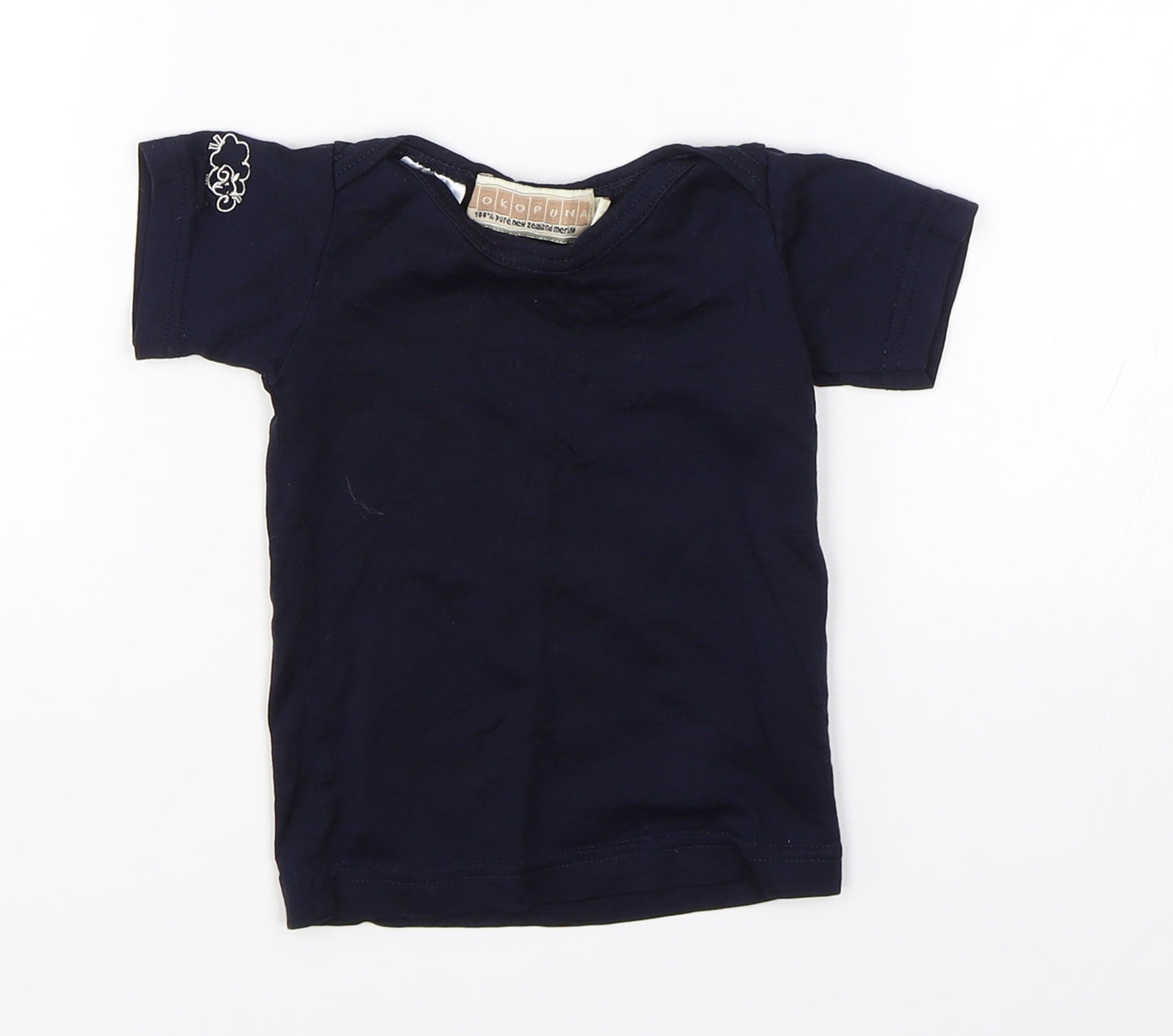 Mokopuna Baby Blue   Basic T-Shirt One Size