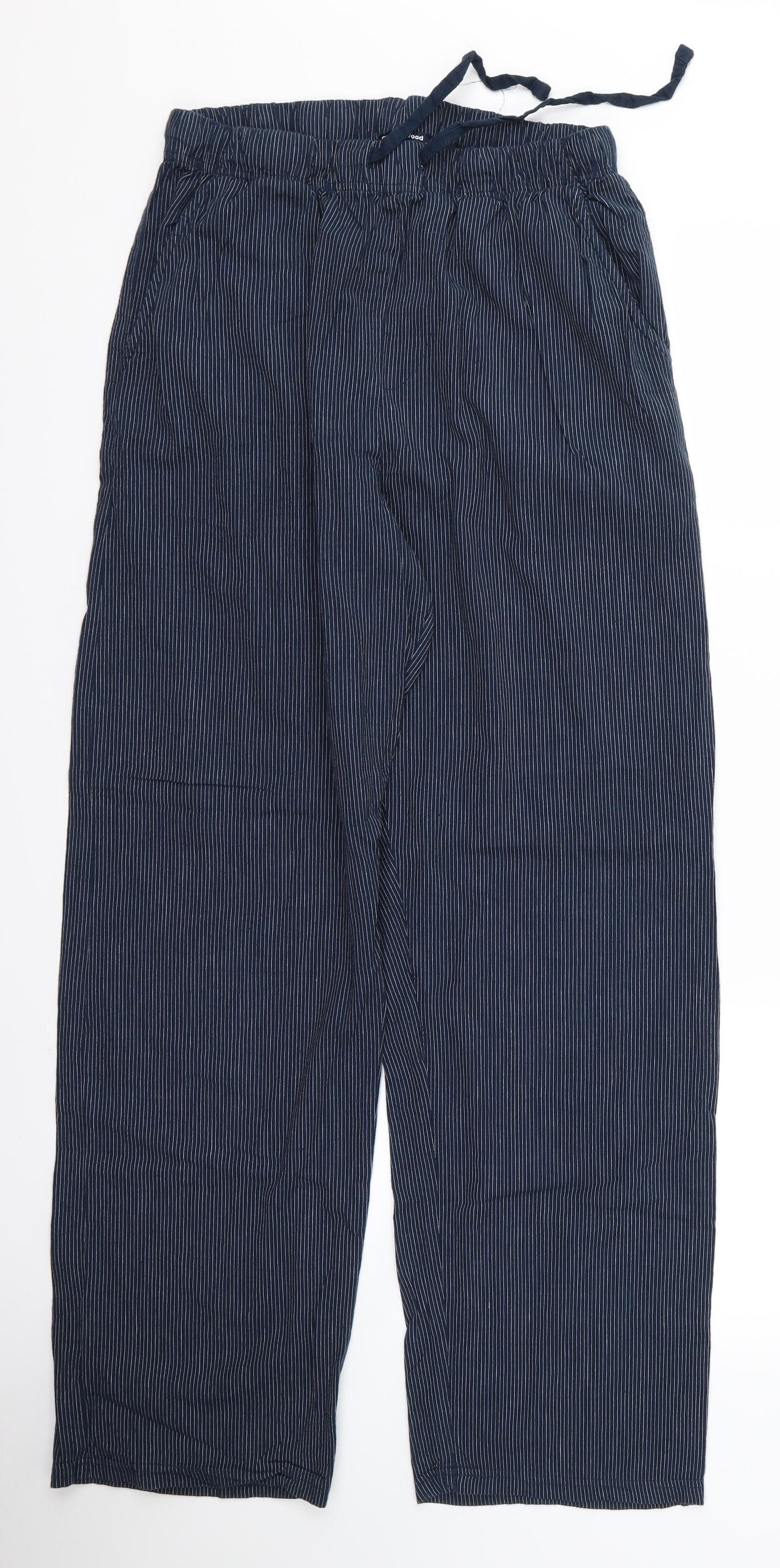 Primark Mens Blue  Rayon  Lounge Pants Size M