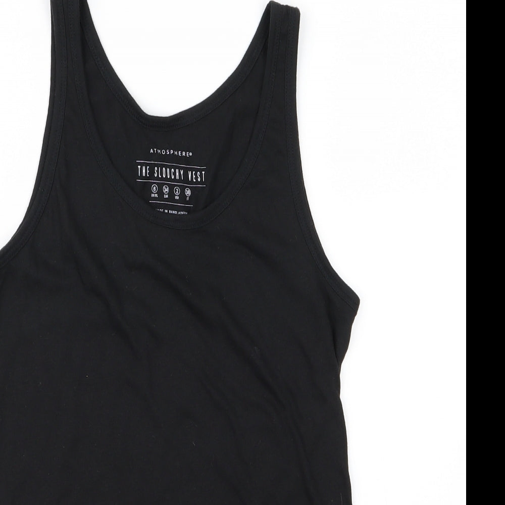 Atmosphere Womens Black   Basic Tank Size 10