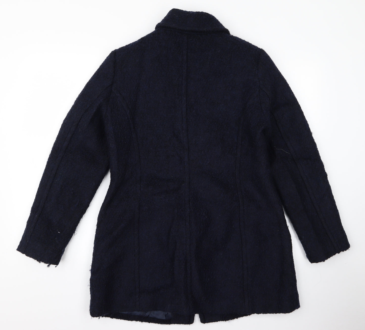 H&M Womens Black   Overcoat Jacket Size L