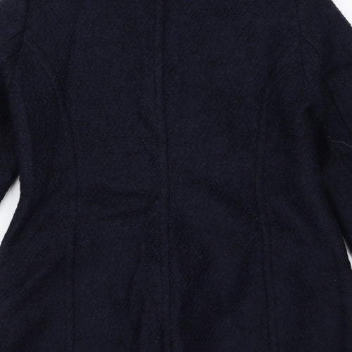 H&M Womens Black   Overcoat Jacket Size L