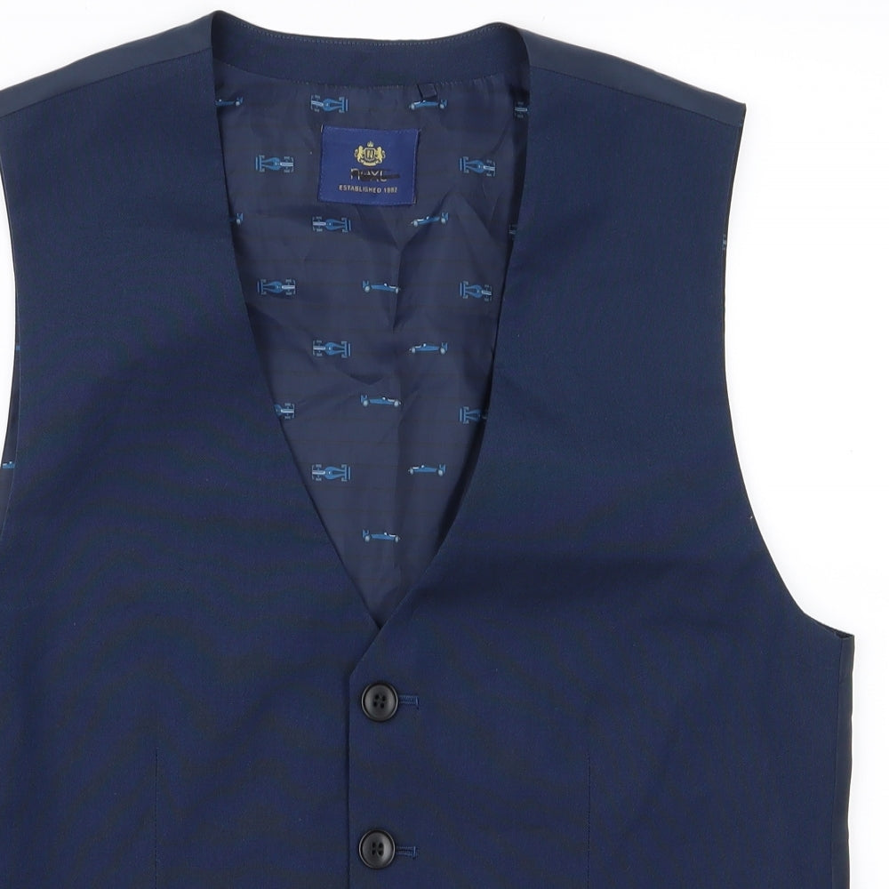 H&M Mens Blue   Gilet Jacket Size M
