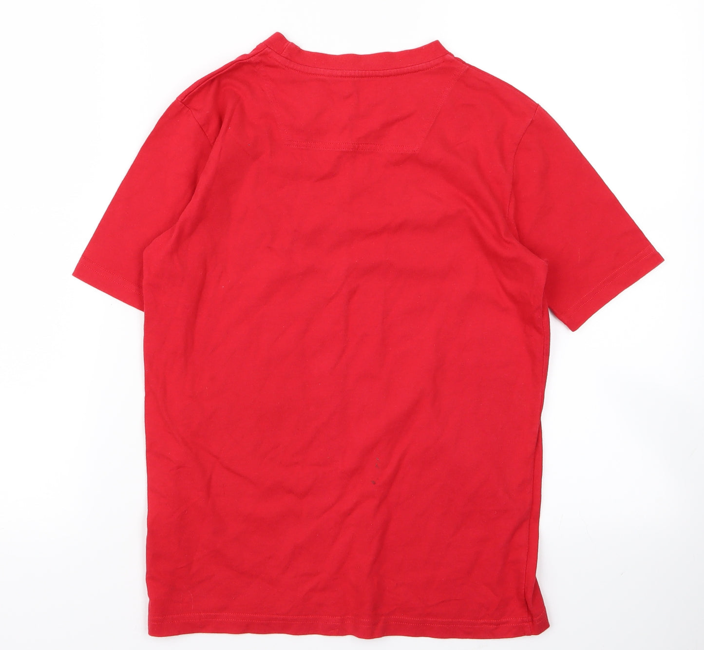 Ben Sherman Boys Red   Basic T-Shirt Size 10 Years  - guitar