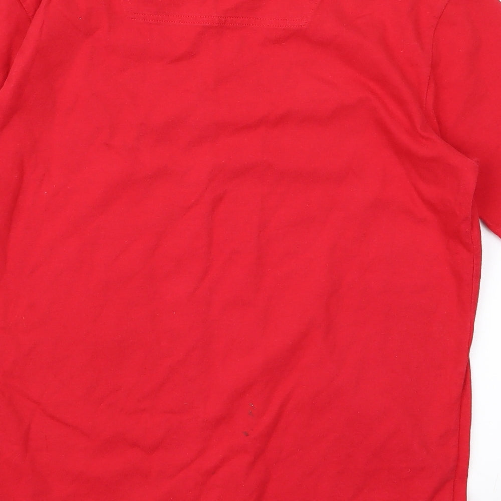 Ben Sherman Boys Red   Basic T-Shirt Size 10 Years  - guitar