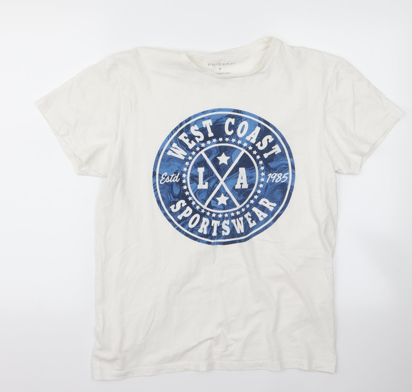 Primark Womens White   Basic T-Shirt Size M