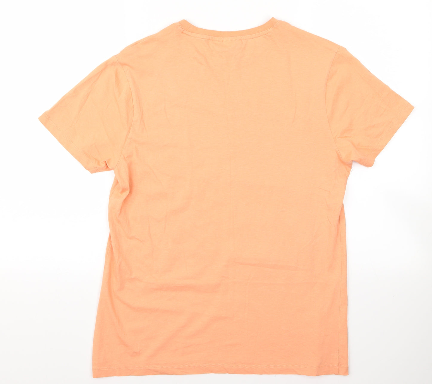 pamtone Womens Beige  Rayon Basic T-Shirt Size S