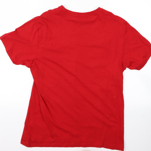 Primark Mens Red    T-Shirt Size M