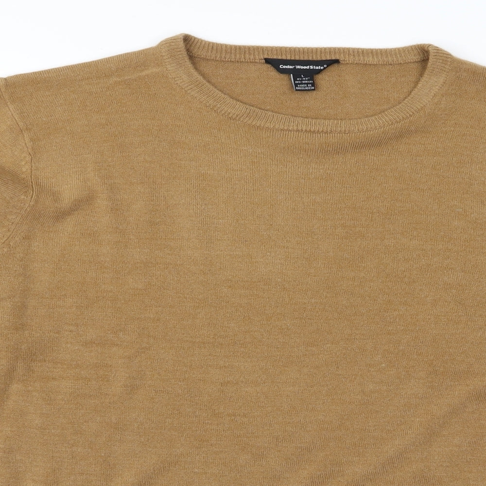 Primark Mens Brown   Pullover Jumper Size L