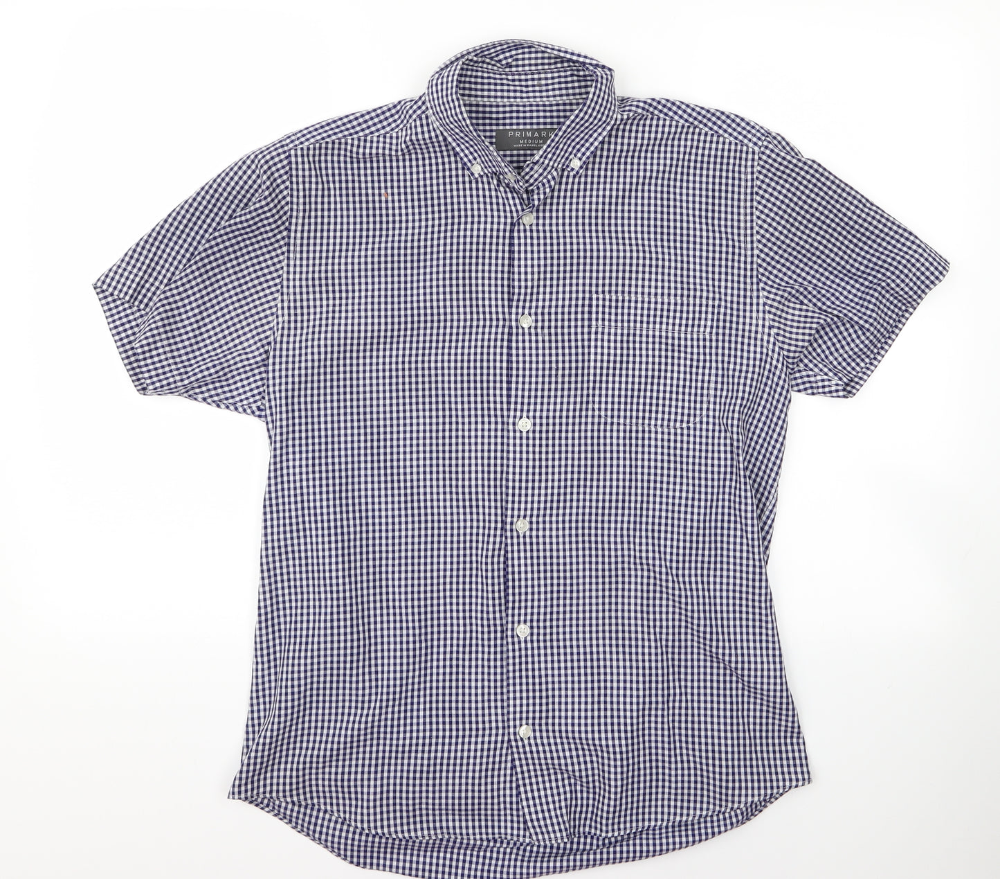 Primark Womens Blue   Basic Button-Up Size M