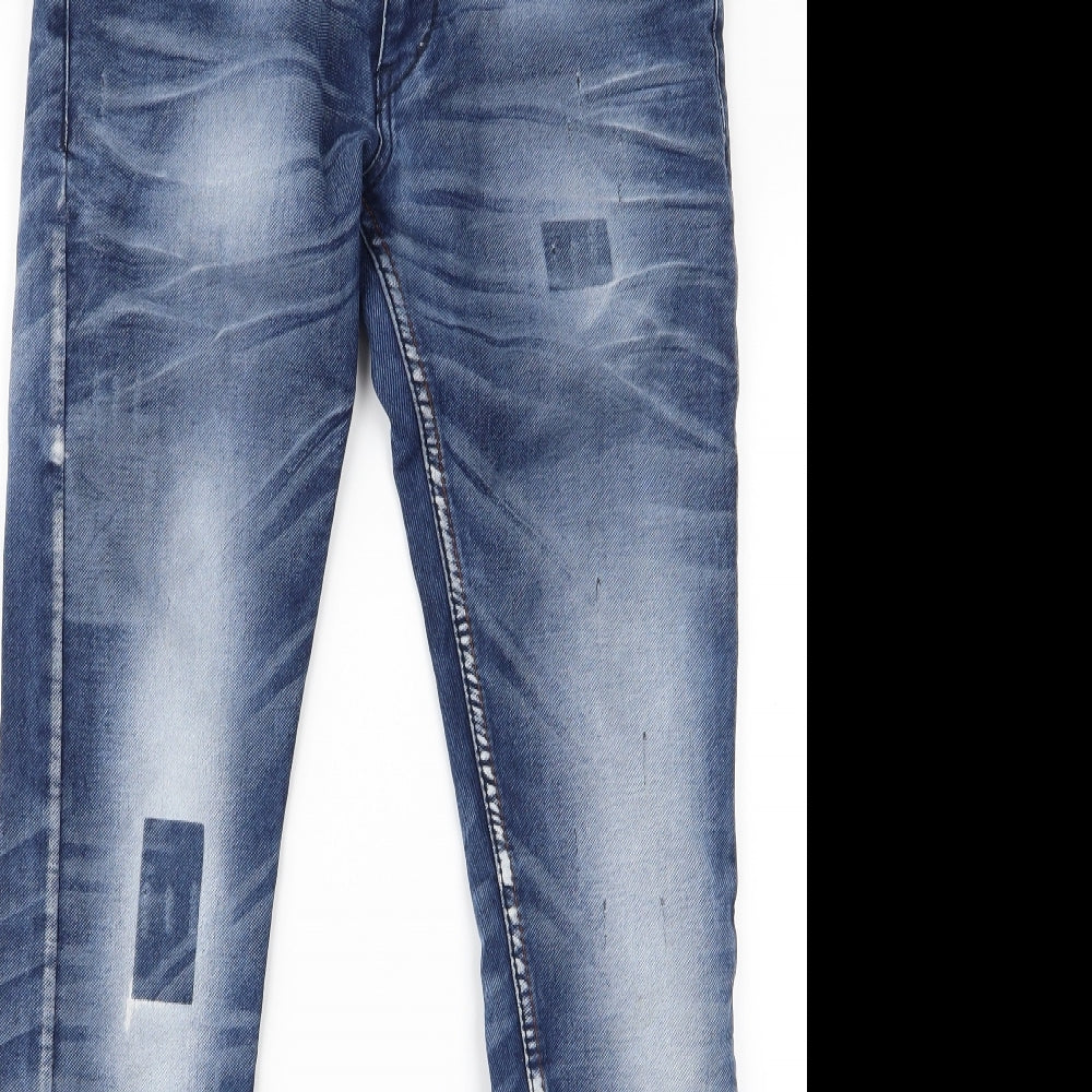 frox Mens Blue   Skinny Jeans Size 30 L30 in