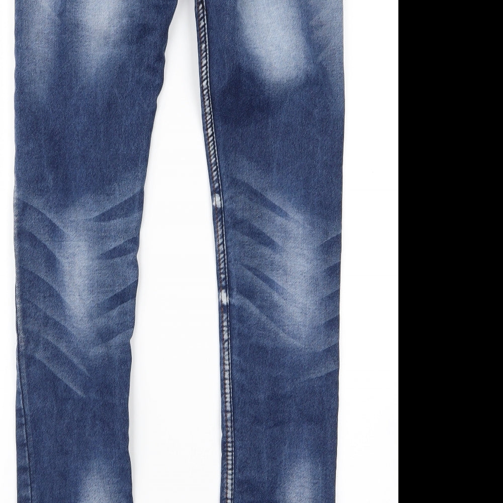 frox Mens Blue   Skinny Jeans Size 30 L30 in