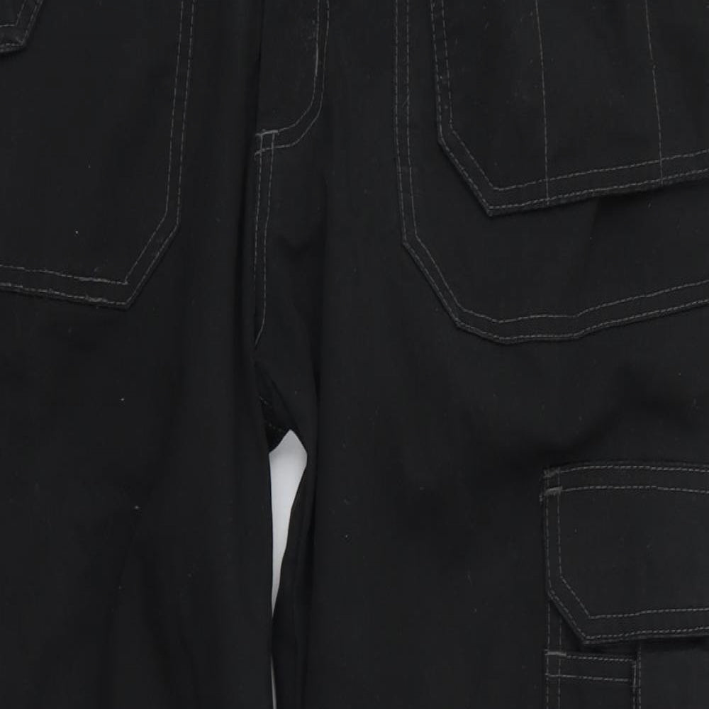 Stanley Mens Black   Cargo Trousers Size 34 L30 in