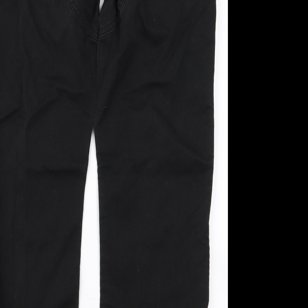 site Mens Black   Cargo Trousers Size 34 L30 in - v