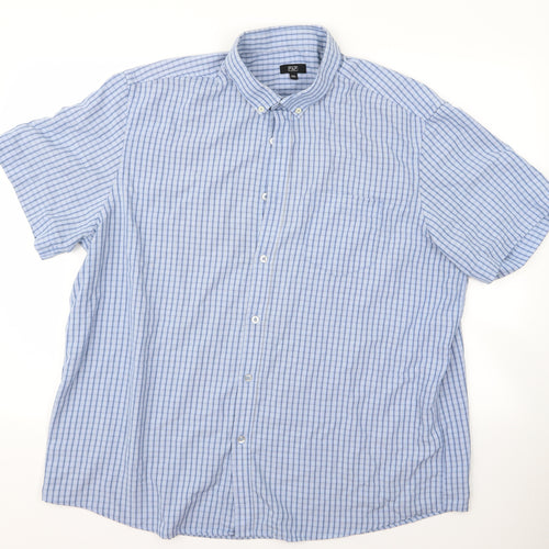 F&F Womens Blue Striped  Basic Button-Up Size 2XL
