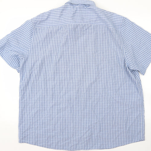 F&F Womens Blue Striped  Basic Button-Up Size 2XL