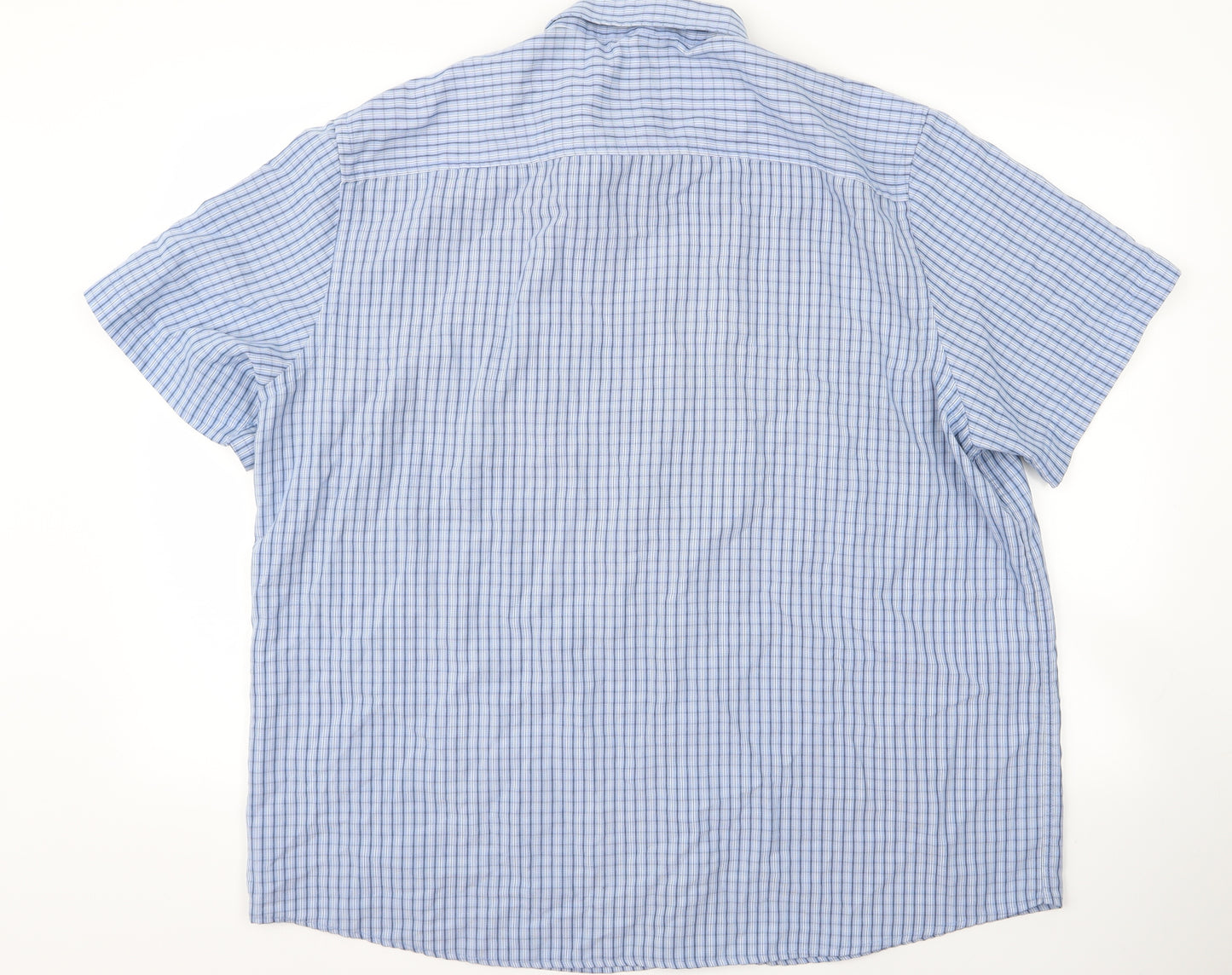 F&F Womens Blue Striped  Basic Button-Up Size 2XL