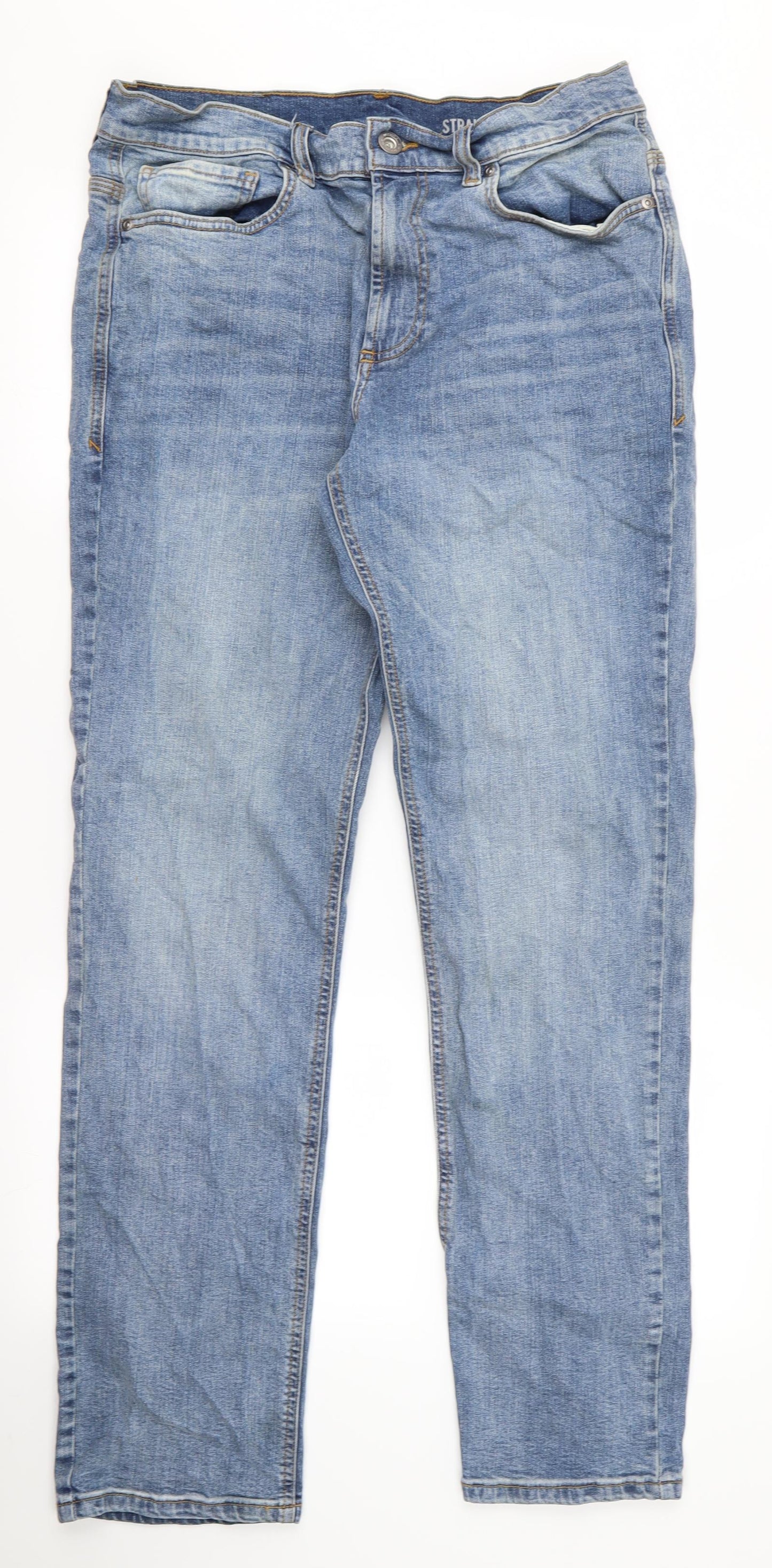 Preworn Mens Blue   Bootcut Jeans Size 34 L30 in