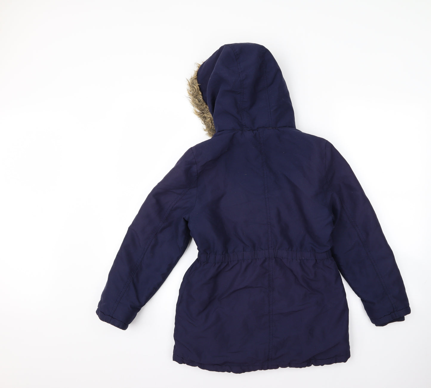 George Girls Blue   Parka Jacket Size 10 Years