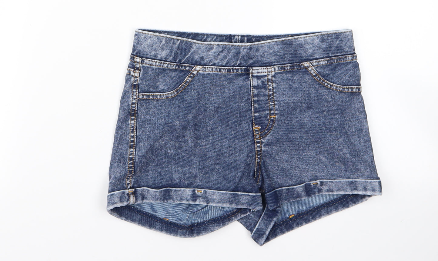 H&M Girls Blue   Hot Pants Shorts Size 10 Years