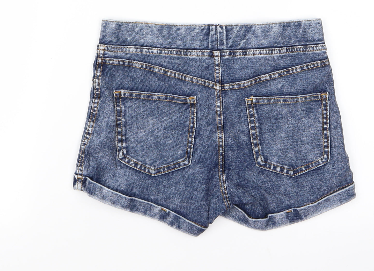 H&M Girls Blue   Hot Pants Shorts Size 10 Years