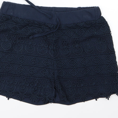 Primark Girls Blue   Hot Pants Shorts Size 10 Years