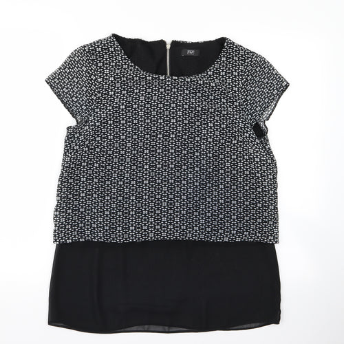 F&F Womens Black   Basic Blouse Size 12