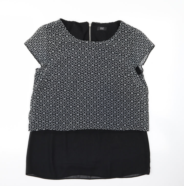 F&F Womens Black   Basic Blouse Size 12
